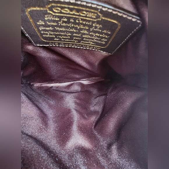 ✨️NWT✨️ Coach Signature Canvas & Leather Swing Pack Crossbody - 2008 - Picture 9 of 12